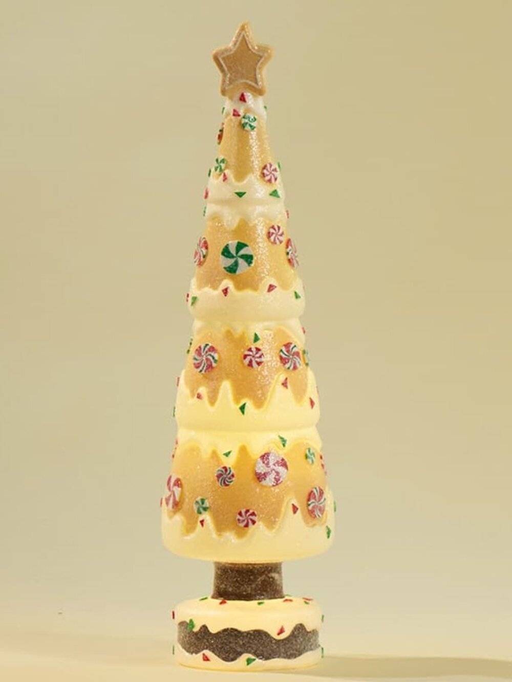 Cracker Barrel Gingerbread Tree Light Up Blow Mold Pair NEW VHTF